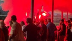 Die bengalischen Feuer waren Auslöser für die Auseinandersetzung.