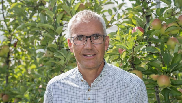 Manfred Kohlfürst führt selbst einen Obstbaubetrieb in St. Marein bei Graz.