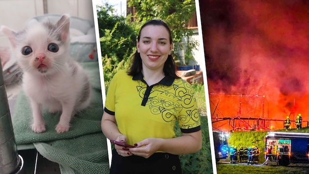 Eine echte Heldin! Alexandra P. (25) rettete nach einem Brand in Eitzing das Leben von ...