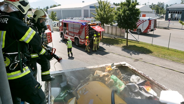 Die Feuerwehr hatte den Brand schnell gelöscht.