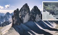 Die Drei Zinnen in den Dolomiten zählen zu den bekanntesten Naturmotiven der Alpen.