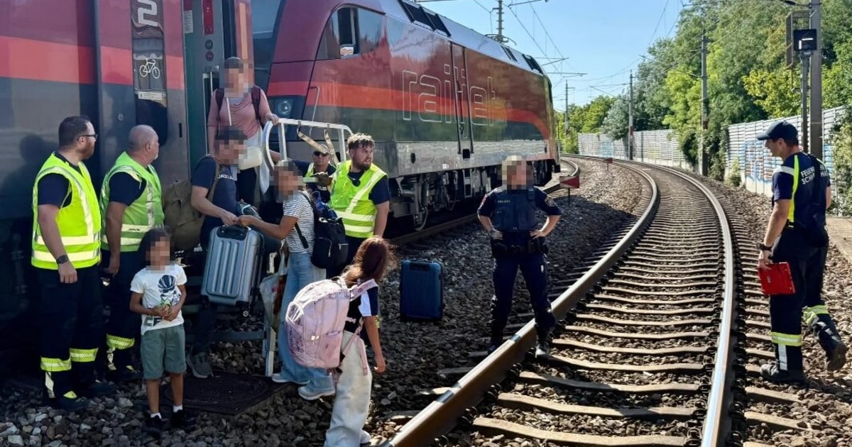 Railjet blieb am Weg zum Wiener Flughafen stehen