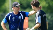 Markus Schopp (li.) geht in sein erstes Steirer-Duell der Saison.