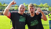Lukas Tauber und Florian Kopp bejubelten den Aufstieg.