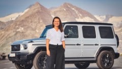 Mercedes Chefin Agnieszka Kühn war erstmals am Großglockner unterwegs. 