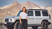 Mercedes Chefin Agnieszka Kühn war erstmals am Großglockner unterwegs. 