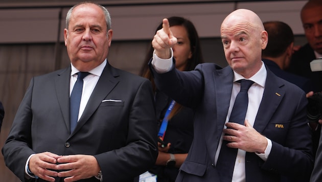 Josef Pröll und Gianni Infantino
