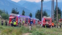 130 Feuerwehrleute standen am Donnerstag im Einsatz.