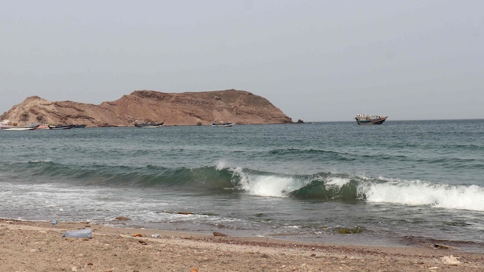 Die Meerenge Bab al-Mandab