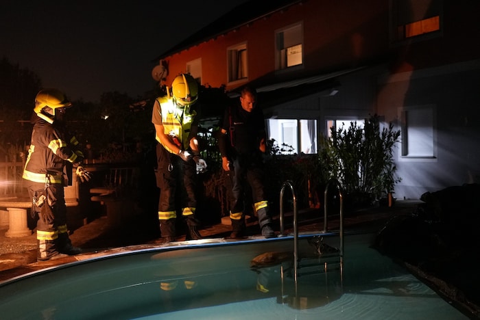 Die Feuerwehr rückte zur Hilfe an