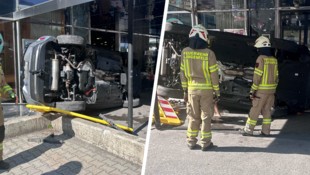 Gegen 9.30 Uhr kam es zu dem spektakulären Unfall.