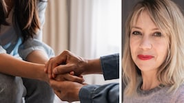 Ulrike Michels (re.), selbst an Depressionen erkrankt, hat einen Ratgeber für Angehörige ...