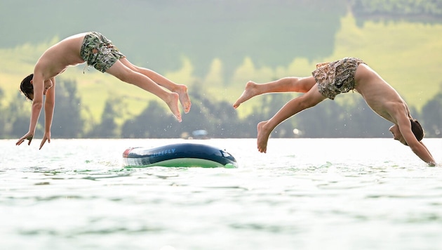 Abkühlung ist notwendig an diesem Wochenende – am besten am und im Wasser.