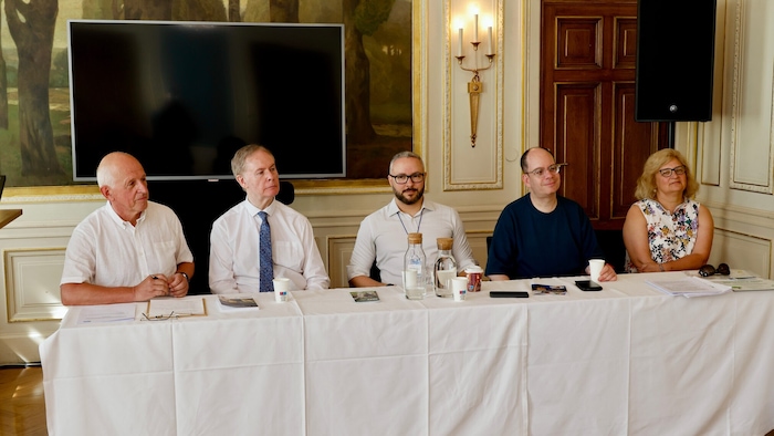 Steirer Martin Gritsch, Seán Ó Riain aus Irland, Fernando Maia aus Brasilien, Aleks Kadar aus ...