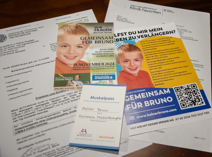 Die Familie hofft nach wie vor über zahlreiche Spenden, um dem neunjährigen Buben eine teure ...