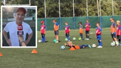 Andi Herzog hielt eine exklusive Trainingseinheit mit den Kleinen vom ASV Hietzing ab