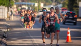 Philip Pertl (im Bild vorne) und Bruder Lukas starten in Rio de Janeiro.