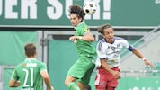 Jakob Schöller trug gegen den HSV die Kapitänsbinde