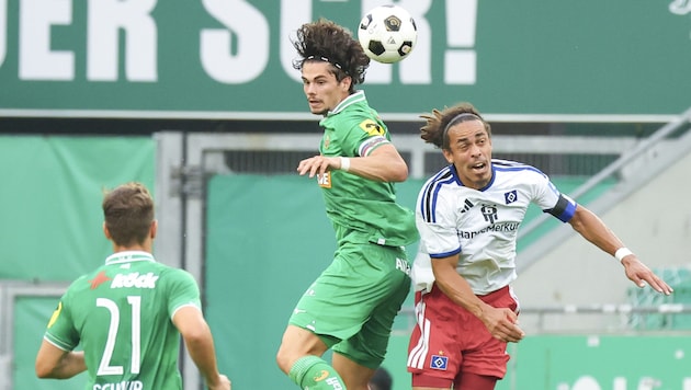 Jakob Schöller trug gegen den HSV die Kapitänsbinde