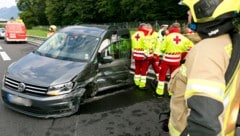Das Fahrzeug des deutschen Familienvaters wurde bei dem Unfall schwer beschädigt.