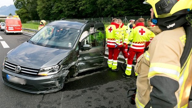 Das Fahrzeug des deutschen Familienvaters wurde bei dem Unfall schwer beschädigt.