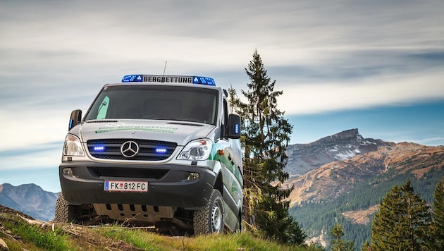 Die Bergettung Riezlern ist ebenfalls an der Suche beteiligt.
