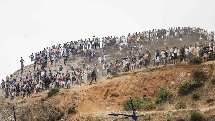 Tens of thousands of refugees stormed the Spanish exclave of Ceuta; the Spanish government is ...
