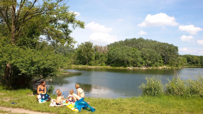 Dechantlacke: idyllisch und versteckt . Auch Nacktbaden ist hier erlaubt.