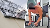Manuel M., 2024, beim Training für seinen Job bei der Cobra. Seit Beginn des Jahres sitzt er in ...