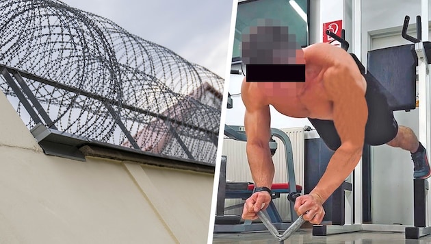 Manuel M., 2024, beim Training für seinen Job bei der Cobra. Seit Beginn des Jahres sitzt er in ...