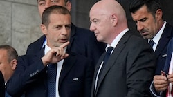 UEFA-Präsident Aleksander Ceferin und FIFA-Boss Gianni Infantino