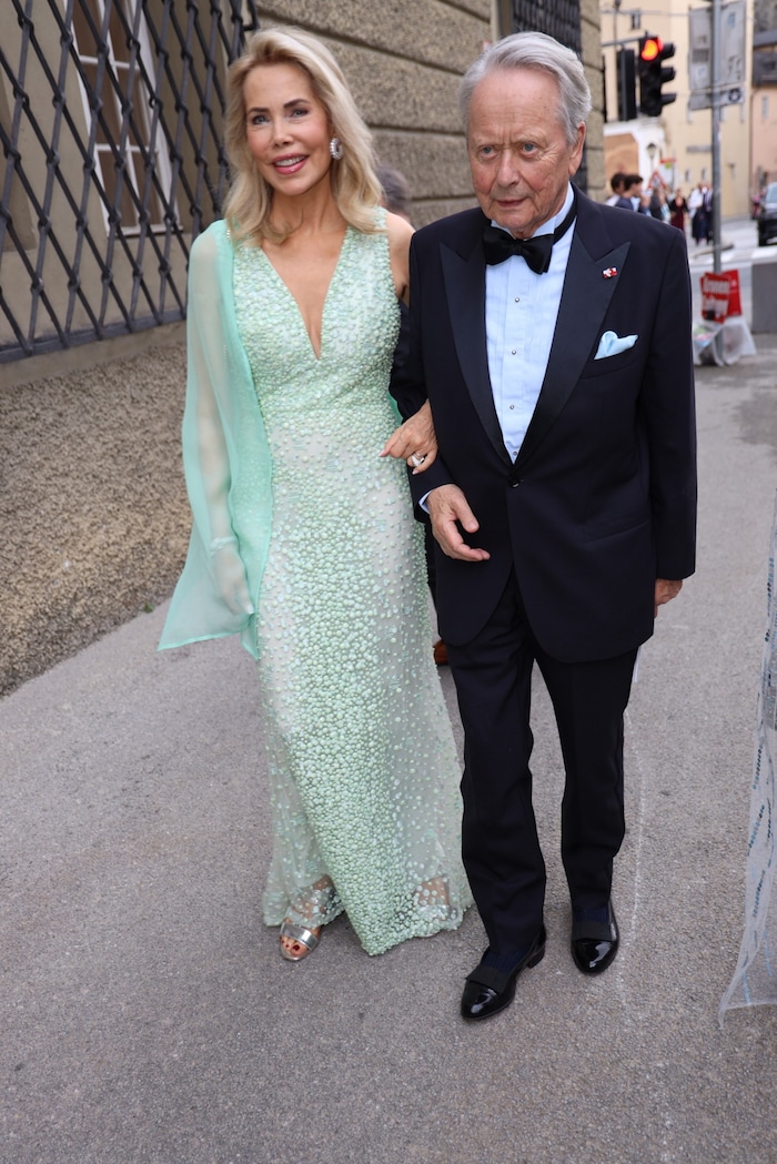 Wolfgang Porsche mit seiner Ehefrau Gabriele Prinzessin zu Leiningen