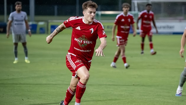 Konnte von Saalfelden nicht gestoppt werden: Lukas Brückler.