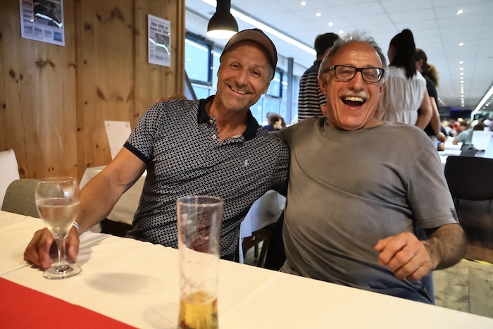 Roland Kirchler und Kurt Welzl (rechts) hatten sichtlich Spaß.