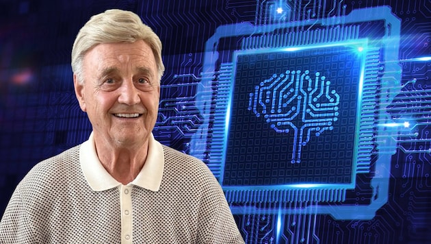 Ingo Freithofnigg (86) nutzt Künstliche Intelligenz mit Begeisterung.