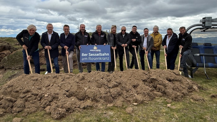 Spatenstich für die neue Sesselbahn am Kreischberg