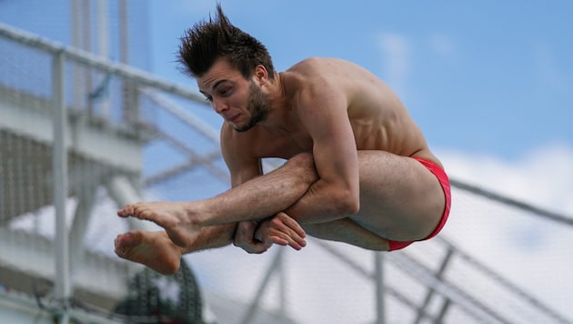 Nikolaj Schaller verpasst vom 1-m-Brett Sprung ins Finale.