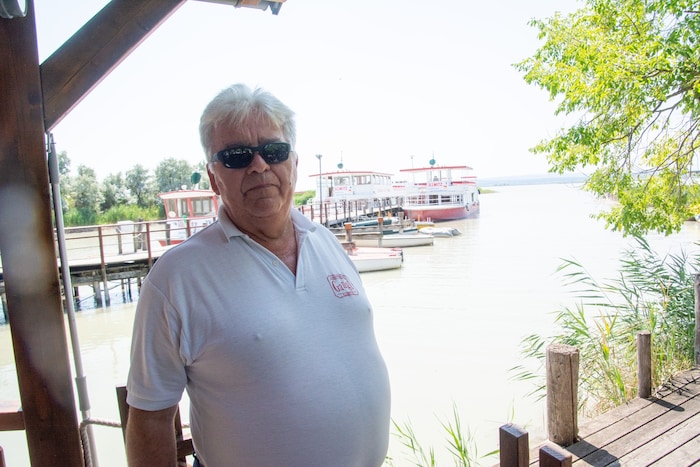 Rudolf Gangl im Seebad Illmitz