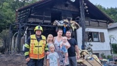 Kommandant Arthur Vorderbrunner sicherte der schwer betroffenen Familie „jede Hilfe“ zu.