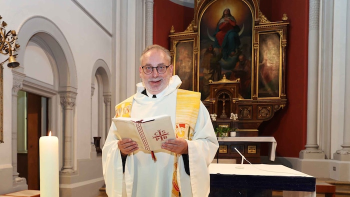Pater Stephan betreut mit Bad Vöslau, Gainfarn und Großau drei Pfarren im Bezirk Baden.