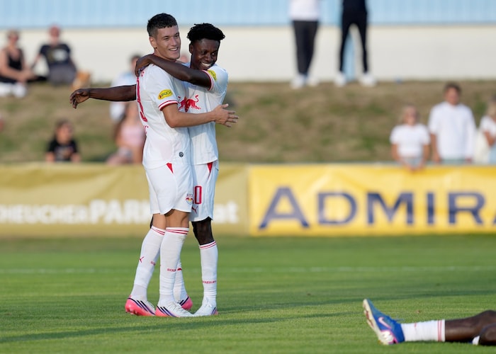 Im Cup gegen Oberwart traf Edmund Baidoo (re.) noch.