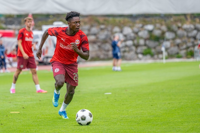 Edmund Baidoo hat sich bei Red Bull Salzburg vorerst ins Abseits manövriert.