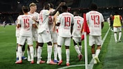 Red Bull Salzburg freute sich über ein spätes 1:0 gegen Hartberg. 