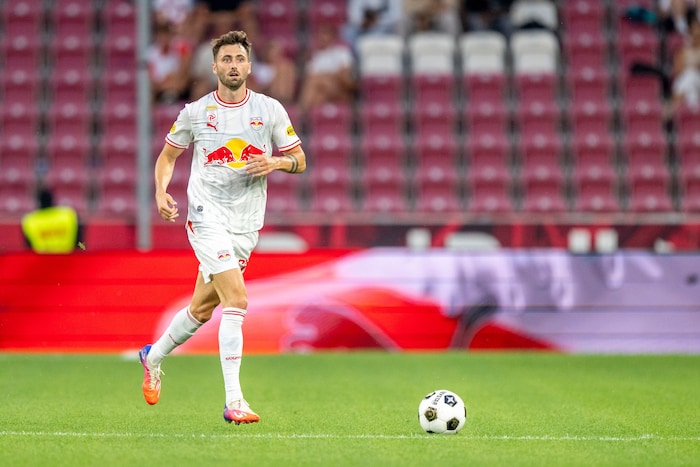 Dominik Schmid assistierte Karim Konate per Flanke.