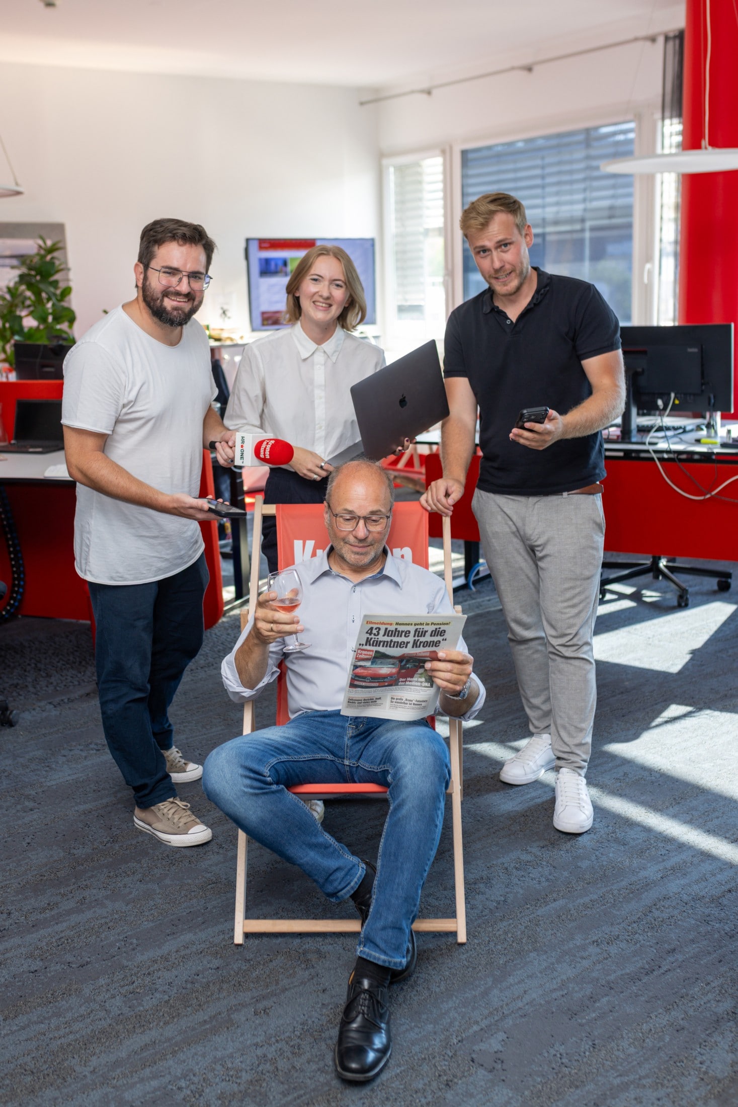 Hannes Mößlacher tauscht Chefsessel gegen Liegestuhl und übergibt das Zepter in jüngere Hände.