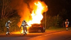 Das Auto brannte lichterloh