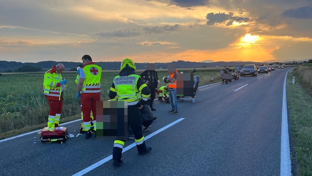 Heftiger Unfall in den Abendstunden in Großsteinbach