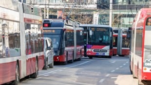 Ein Ziel der Linienverlegung: Im Zentrum sollen sich weniger Obusse ballen.