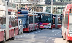 Ein Ziel der Linienverlegung: Im Zentrum sollen sich weniger Obusse ballen.