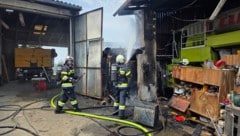 Die Freiwillige Feuerwehr Pertlstein konnte den Brand löschen.